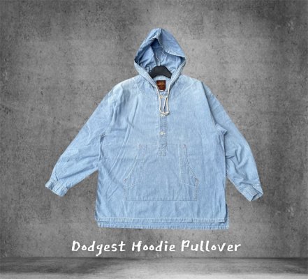 Dodgest Denim Pullover Hood