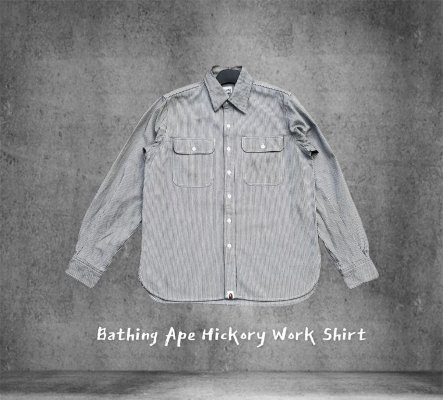 Bape Hickory Denim Workshirt