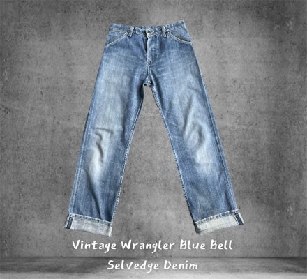 Vintage Wrangler Blue Bell Selvedge Denim