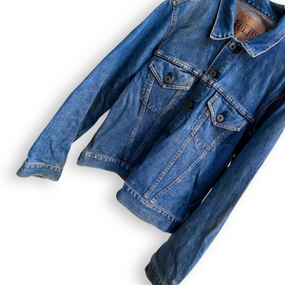 EDWIN JEANS MENS DENIM JACKET // SIZE SMALL