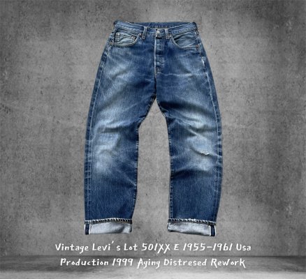 Vintage Levi’s Lot 501XX E Selvedge Denim