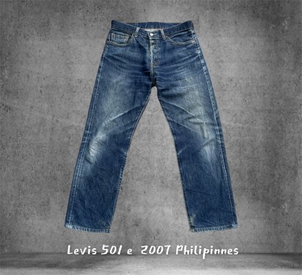 Levis 501 e 2007 Denim
