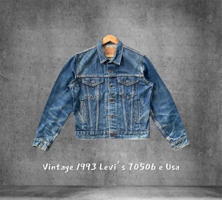 Vintage 1993 Levi’s 70506 e Denim Jacket