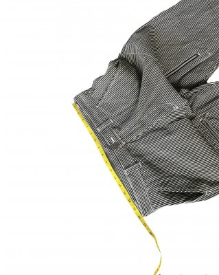 Vintage Swipe on the Quiet Hickory Denim