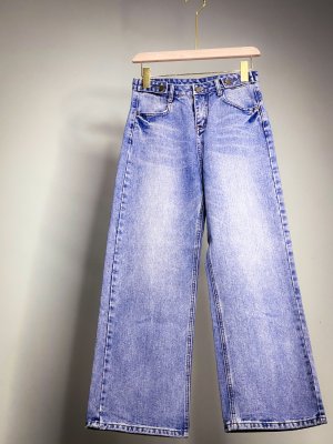 LADIES UNBRANDED SIDE CINCH JEANS // Zipper fly Size 27