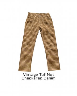 Vintage Tuf Nut Checkered Denim