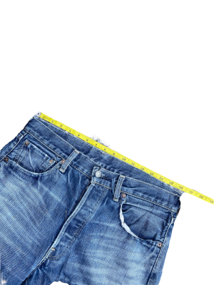 Vintage 2002 Levis 501 E 66 Model Distresed & Rework