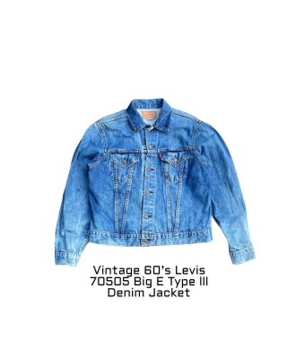 Vintage 60’s Levis 70505 E Denim Jacket