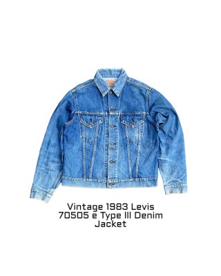 Vintage 1983 Levis 70505 e Denim Jacket
