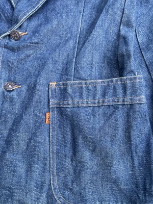 Vintage 70’s Levis 70662 e Orange Tag Denim Blazer