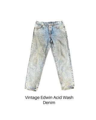 Vintage Edwin Acid Wash Denim