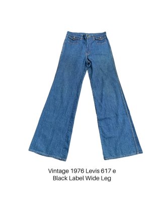 Vintage 70’s Levis 617 e Black Label