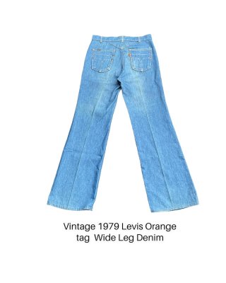 Vintage 1979 Levis Orange Tag Wide Leg