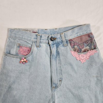 Robin Berry Women's 27 x 33 Light Wash High-Rise Denim Jeans - VINTAGE