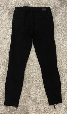 PAIGE Verdugo Crop Skinny Jeans 27 Black