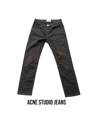 Acne Studio Slim Fit Black Denim