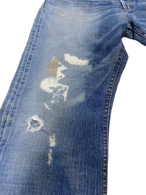 Johnbull Distressed Denim With Repairs