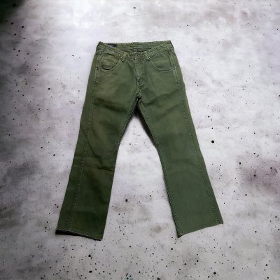 Johnbull Green Dyed Japanese Denim