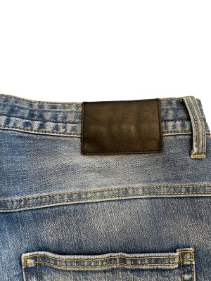 Number (n)ine paint/bandana jeans