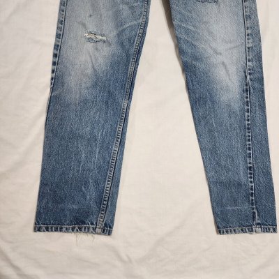Vintage Orange Tab Levi's 505 Jeans Distressed Mens 32x29